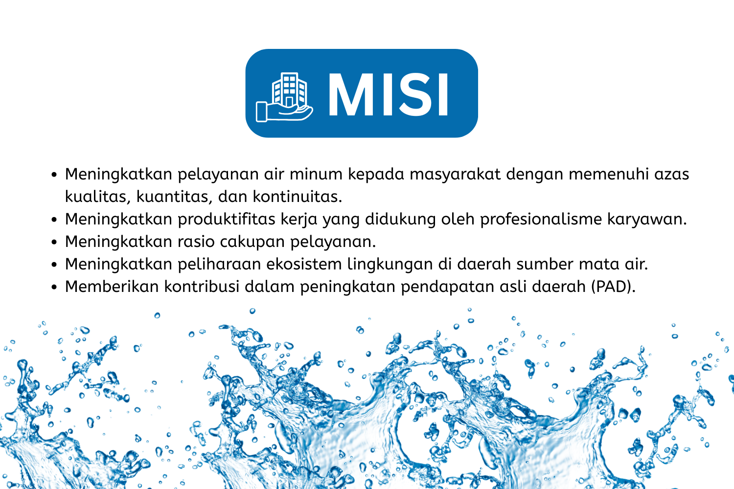Misi PDAM